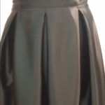Spoločenská sukňa čierna MAXI saténová