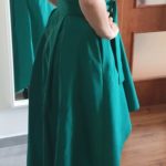 Spoločenské asymetrické šaty OGON AA zelené